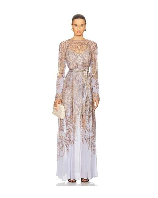 Vestido Ceñido En Color Lavanda Talla (También En 1/S, 2/M) Zimmermann de color White