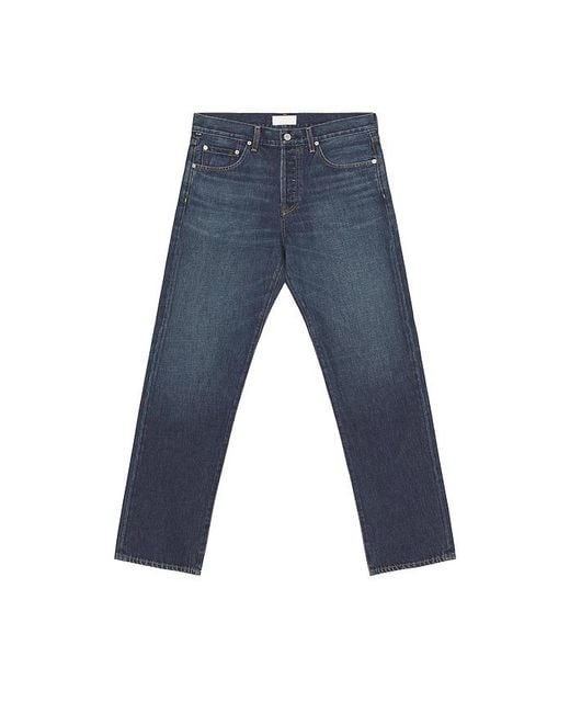 Citizens of Humanity Blue Beau Relaxed Straight Jeans for men