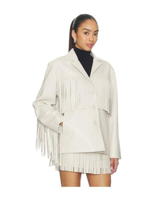 Lamarque White Rianne Jacket