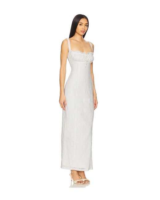 MORE TO COME White Lainey Maxi Dress
