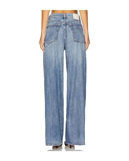 Rag & Bone Blue Weiter Schnitt Featherweight Sofie