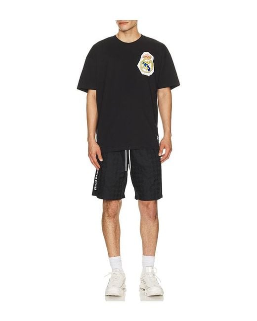 Real Madrid Cf Black Defender Shorts for men