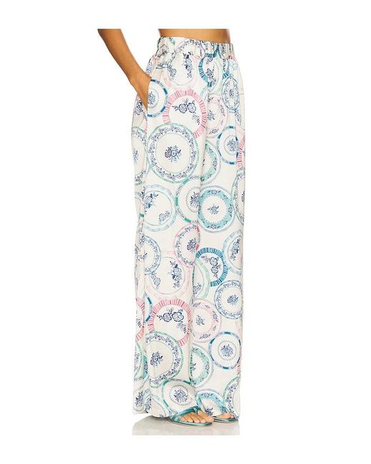 MISA Los Angles White Reshma Pant