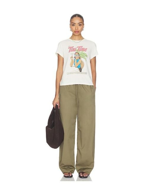 Re/done Natural Classic Tee Tini Time