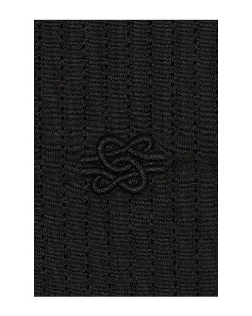 Filling Pieces Black Resort Mesh Shirt for men