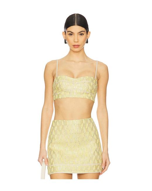 Alexis Yellow Oberteil Evie