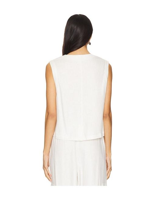 Beach Riot White Darcy Vest