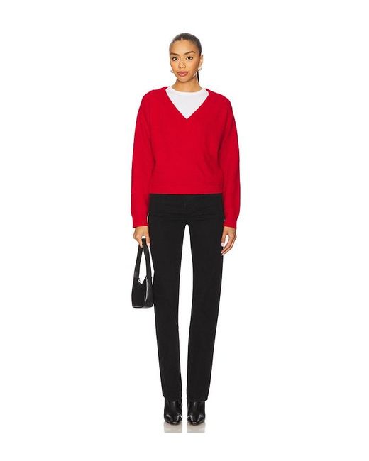 LNA Red Amira Sweater