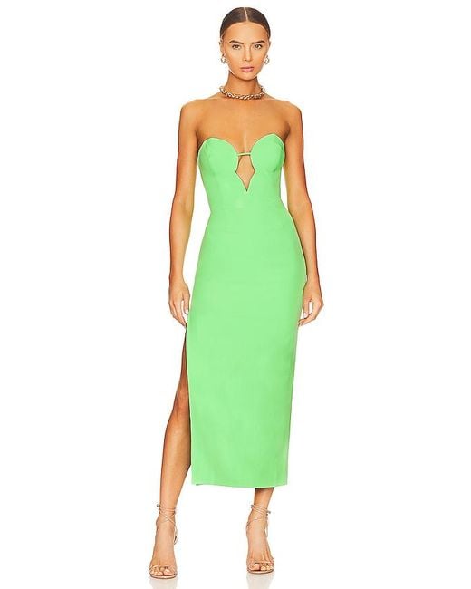 Bardot Green Kleid Eleni