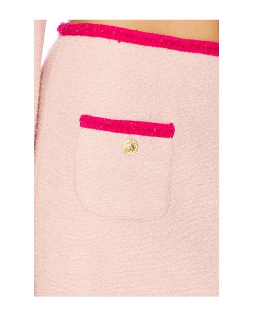 Amanda Uprichard Pink Windsor Skirt