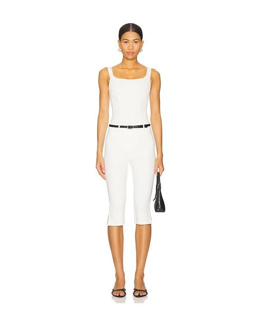GOOD AMERICAN White Sculpting Corset Bodysuit