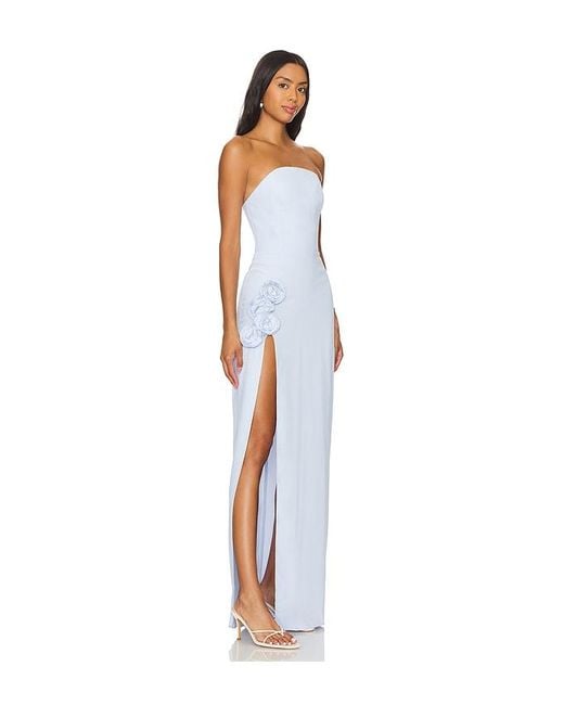 Amanda Uprichard White X Revolve Wolfe Gown