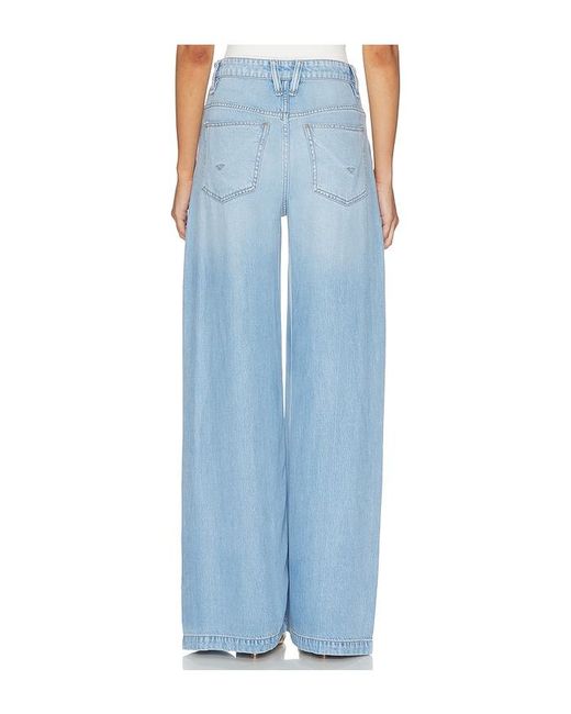 Hudson Blue James High Rise Wide Leg With Accent Hardware Jeans