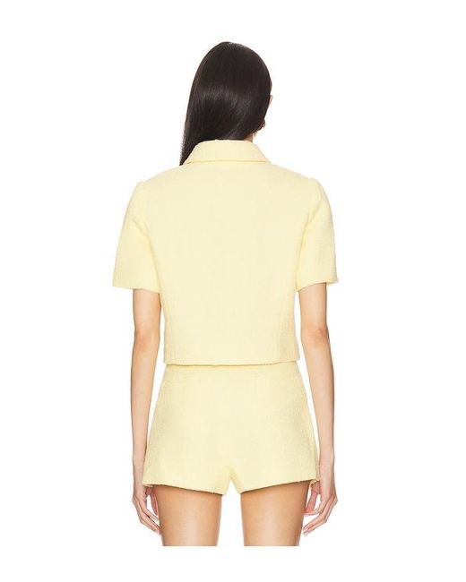 Astr Yellow Eaton Jacket