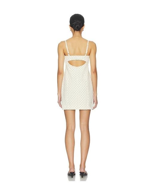 Steve Madden White Peony Dress