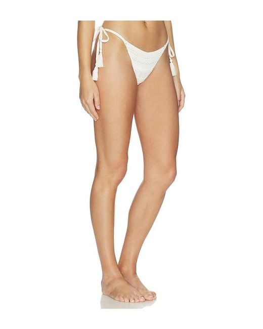 Devon Windsor White Vallie Bikini Bottom