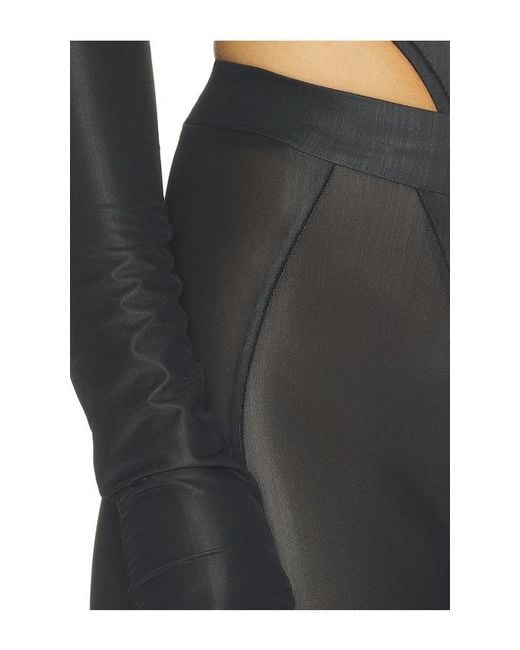 LAQUAN SMITH Black Solid Capri