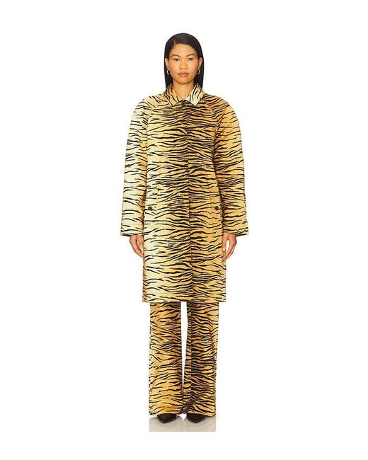 Moschino Multicolor Tiger Stripes Long Jacket