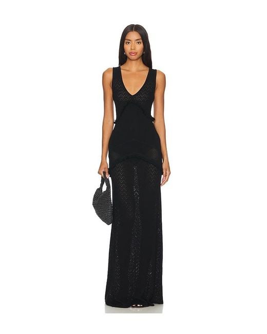 House of Harlow 1960 Mags Maxi Dress in Black | Lyst