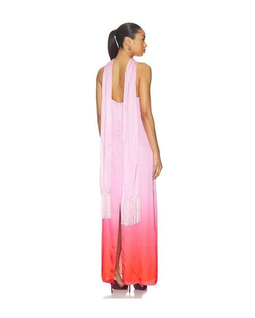Amanda Uprichard Pink X Revolve Ashton Maxi Dress