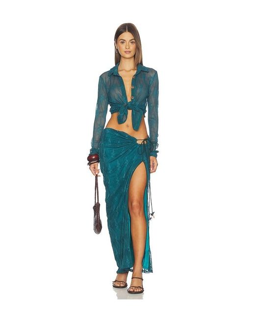 AZULU Blue Mallik Shirt