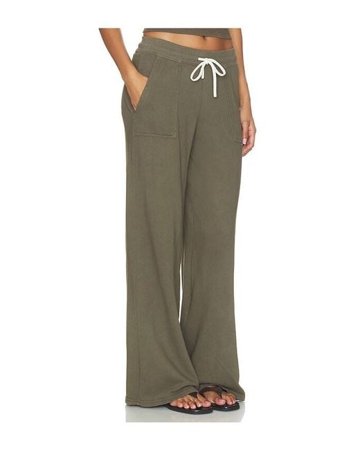 PERFECTWHITETEE Green Noa Pocket Pant With Drawcord