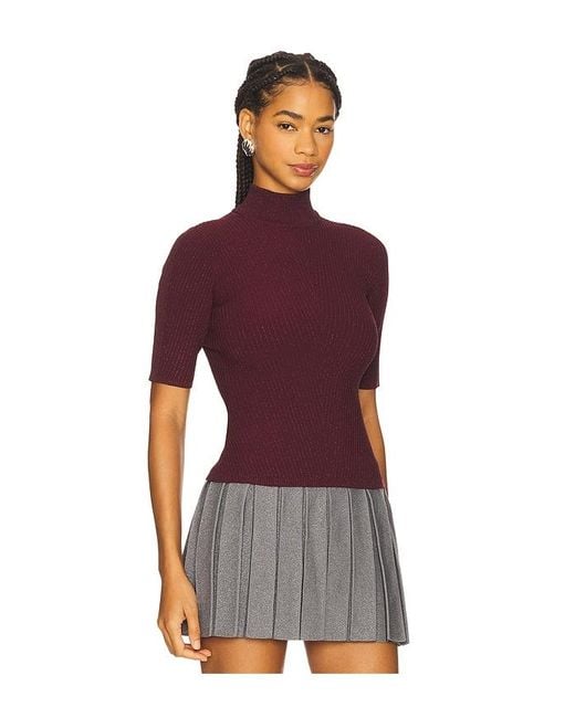 retroféte Purple Roselyn Knit Top