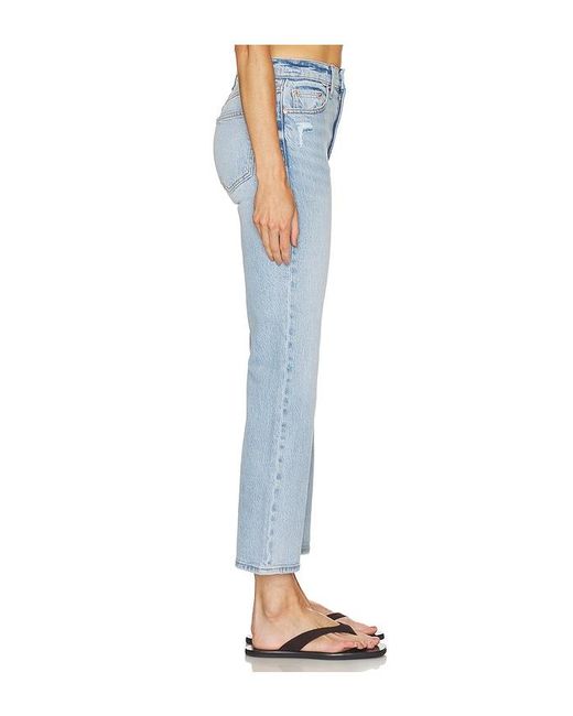 Pistola Blue Ally High Rise Vintage Ankle Boot Jeans