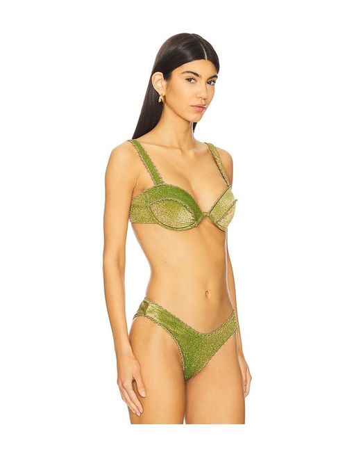 Devon Windsor Yellow Winslow Bikini Top