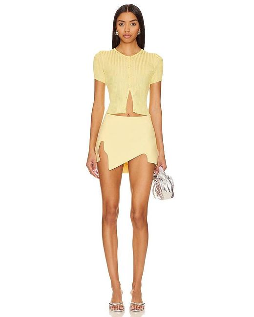 MOTHER OF ALL Yellow Charlotte Skirt
