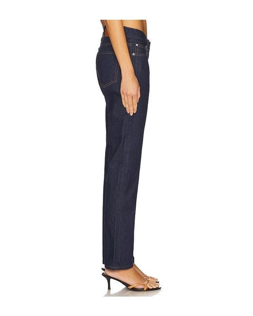 EB DENIM Blue Low Rise Straight