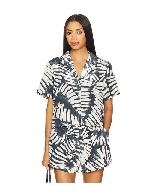 Steve Madden Blue Sandra Top