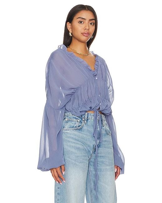 SNDY'S Blue X Revolve Bali Top