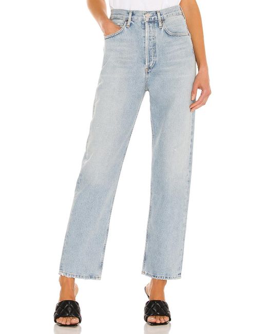 agolde 90's mid rise straight leg jeans