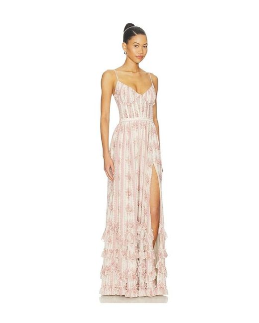 V. Chapman Natural Carmen Maxi Dress