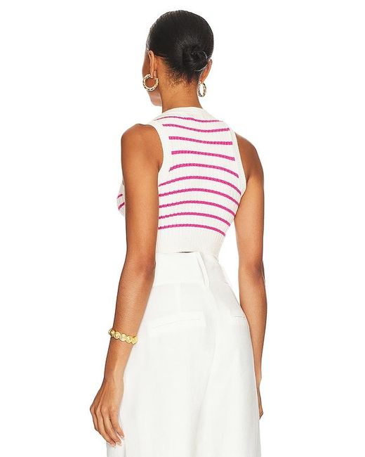superdown Red Phoebe Ultra Crop Vest