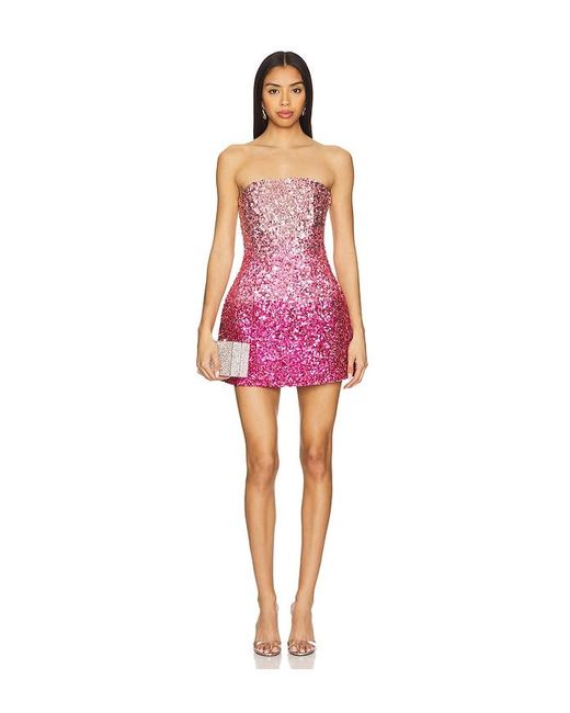 retroféte Red Tancy Sequin Dress