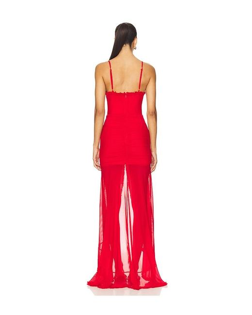 Runaway the Label Red Kiata Maxi Dress
