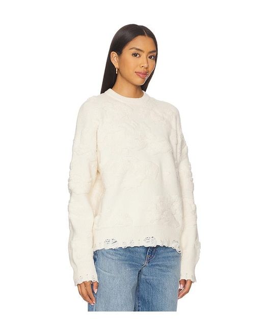 Clea Blue Lennox Cloud Jacquard Knit