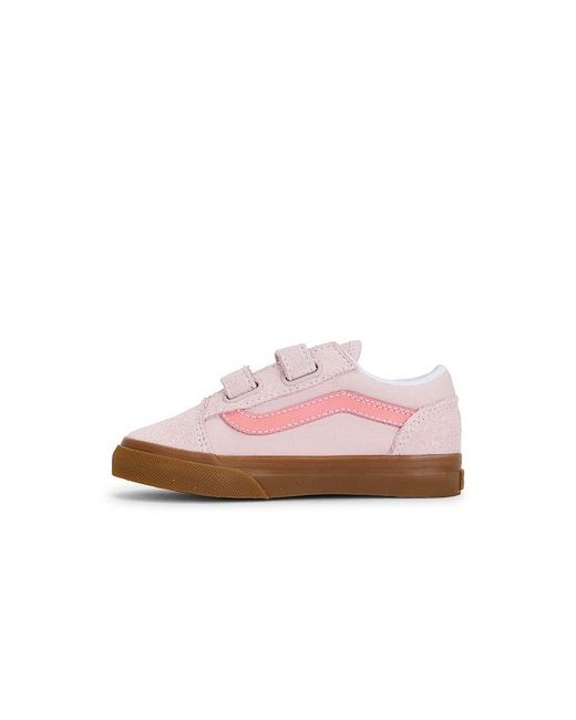 Vans Pink Toddlers Old Skool V Sneaker
