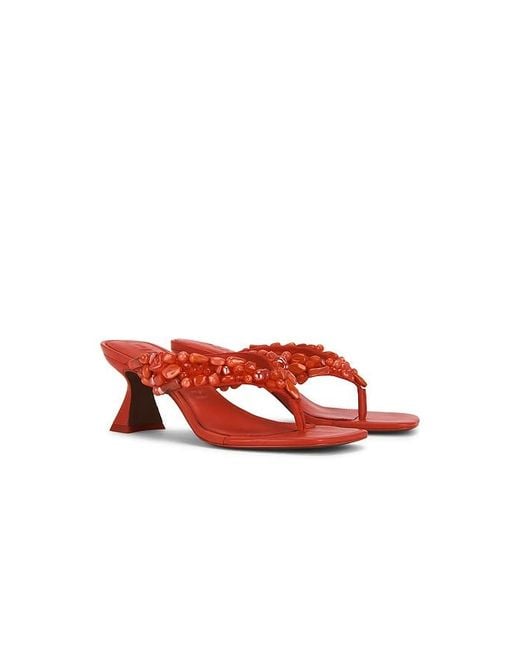 Cult Gaia Red Abi Sandal
