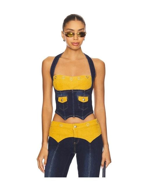 I.AM.GIA Orange Tommie Corset
