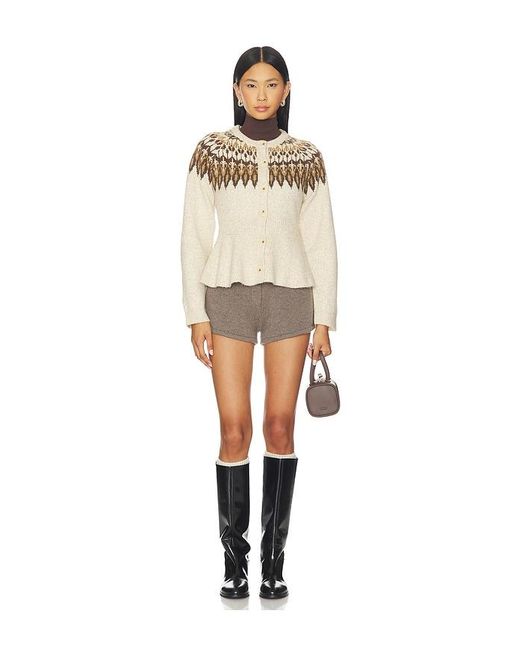 Steve Madden Natural Kyndra Cardigan