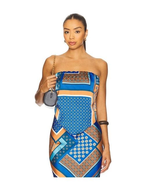 MISA Los Angles Blue Mae Top