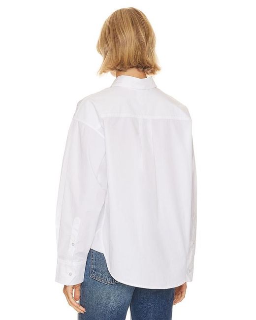 GRLFRND White X Lindsi Lane Button Down Shirt