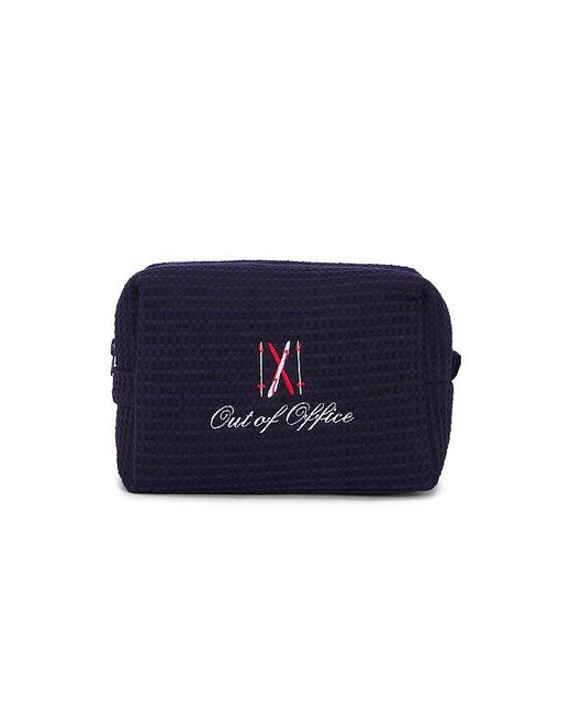 Abode Blue Ski Vacation Waffle Pouch