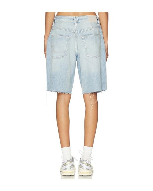 Free People Blue X We The Free Montana Undone Hem Short