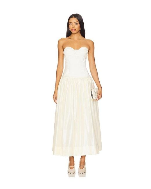 Anna October White Chloe Gown