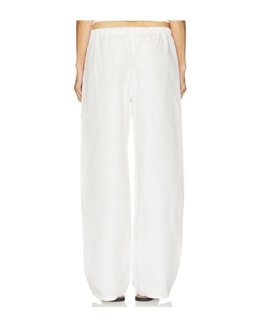 GRLFRND White Kacey Pull On Wide Leg