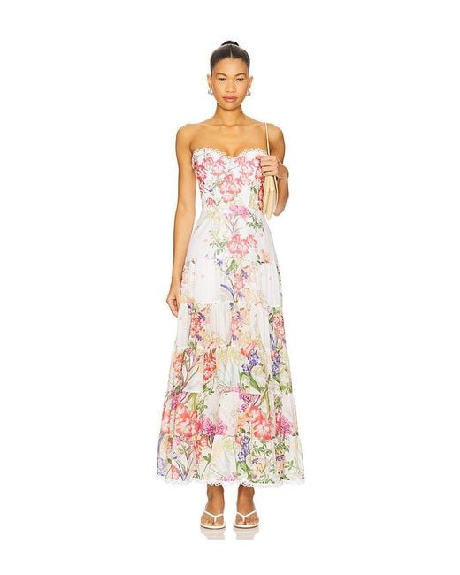 Charo Ruiz White Danny Long Dress